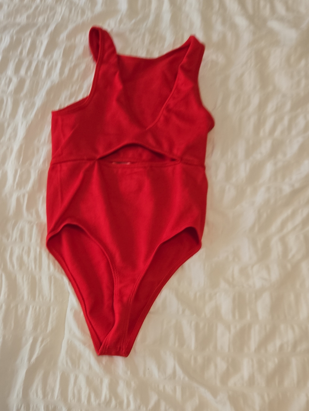 Colsie Red One-Piece Jumpsuit Romper